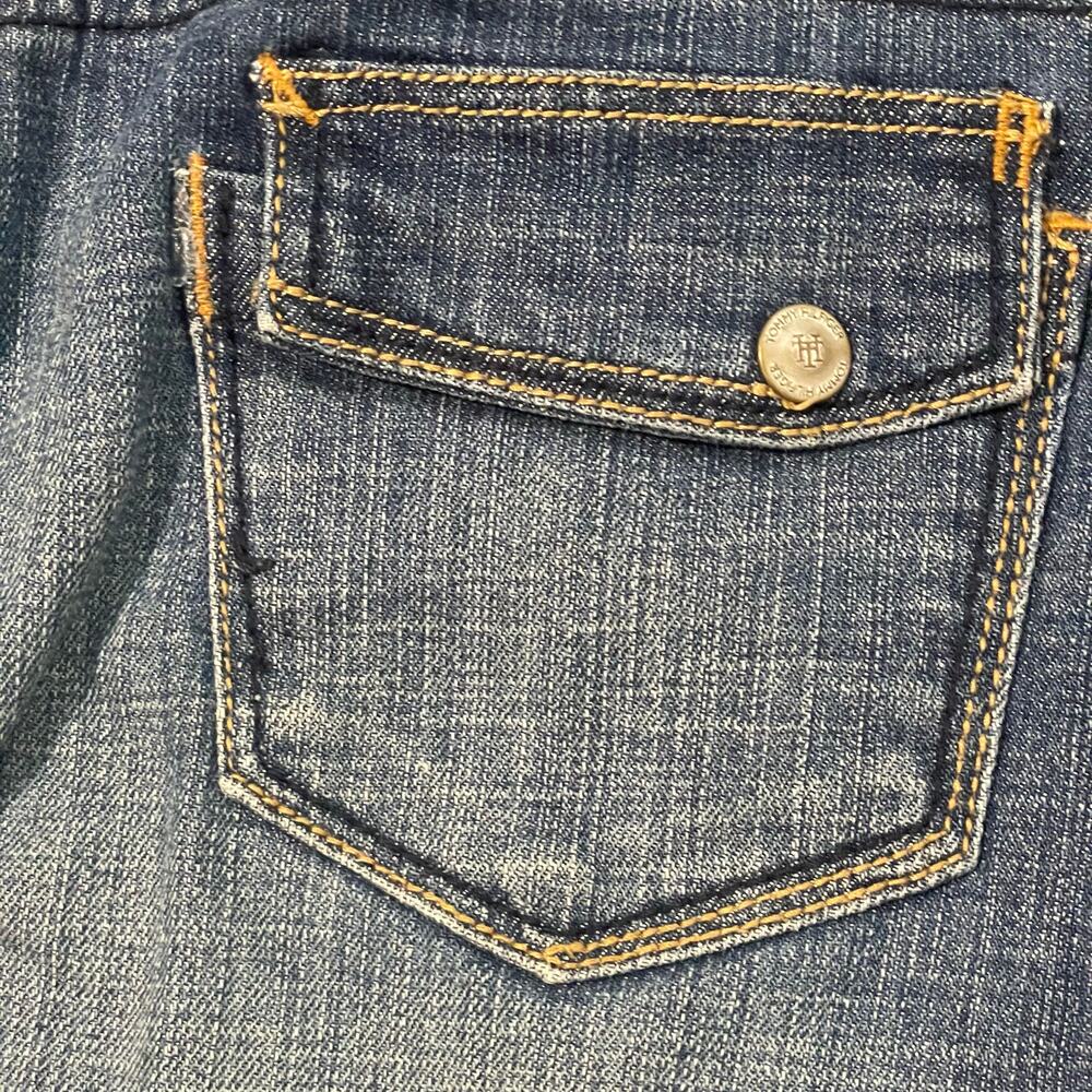 Tommy Hilfiger Women’s Vintage Jean Mini Skirt Denim Pencil sz 10 Faded Blue - Picture 6 of 10